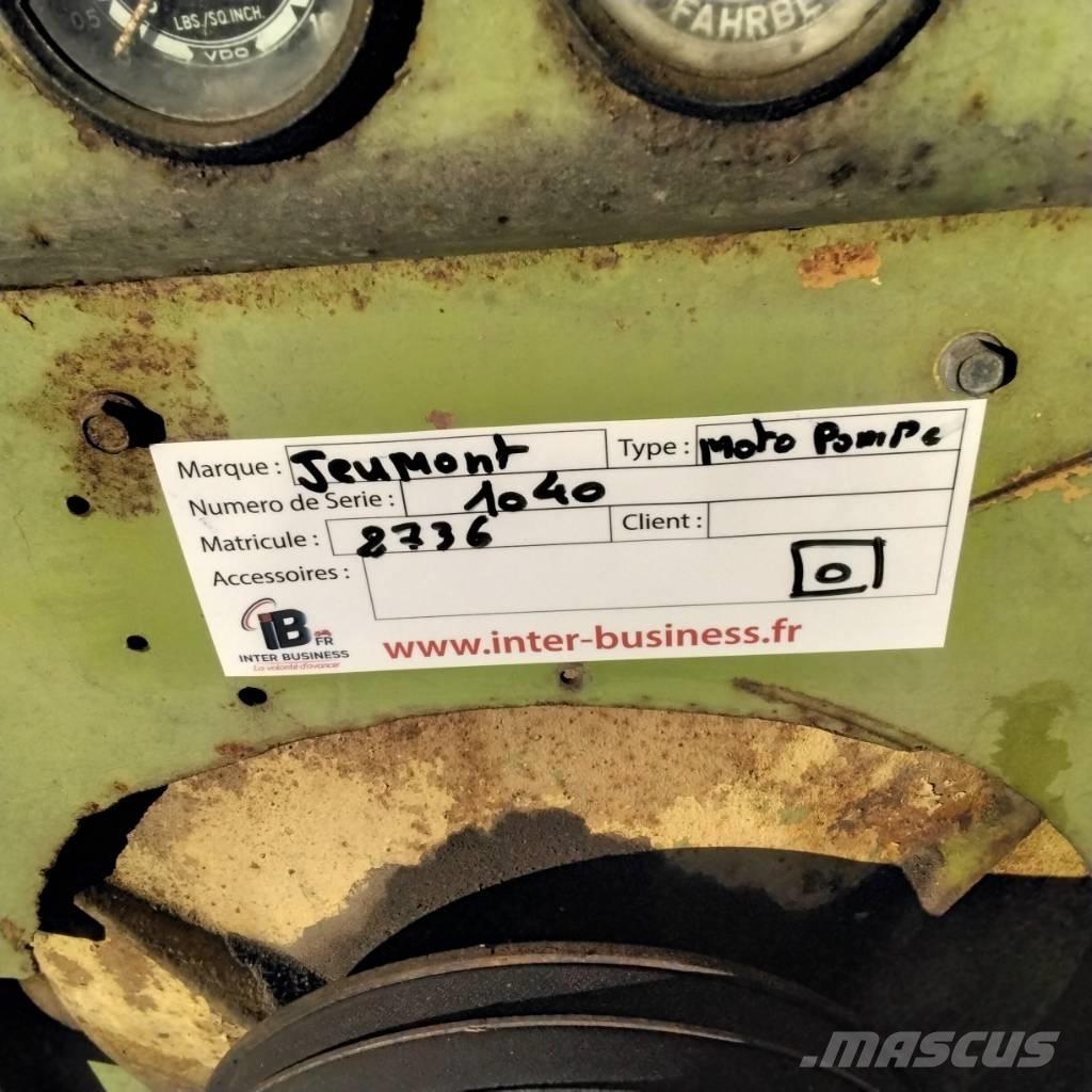  JEUMONT MOTOPOMPE Pompe / Mélangeur / Motopompe