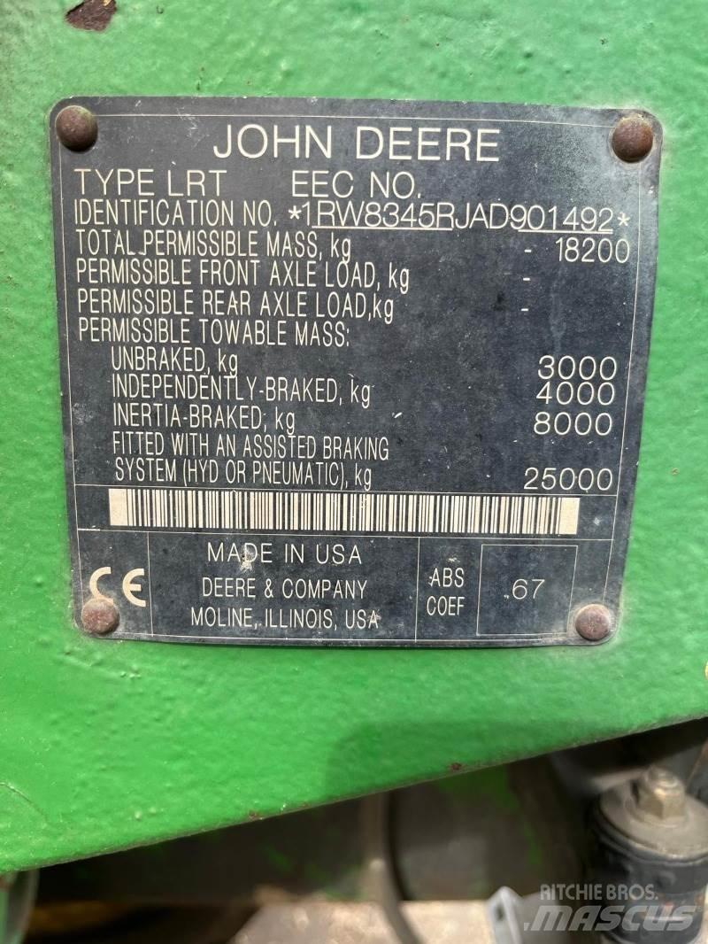 John Deere 8345RT Grue sur chenilles