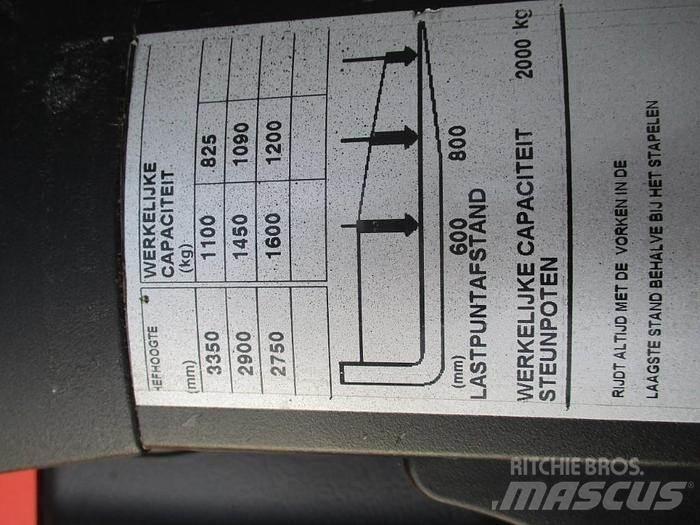 Toyota SPE 160L Gerbeur accompagnant