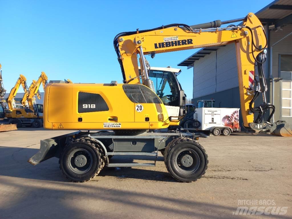 Liebherr A 918 G6.0 Pelle sur pneus