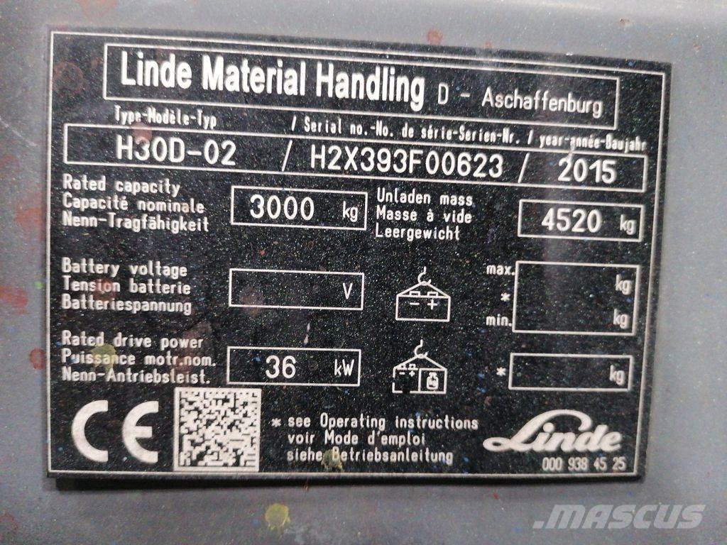 Linde H30D-02 Chariots diesel