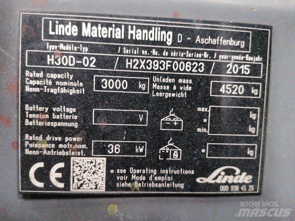 Linde H30D-02 Chariots diesel
