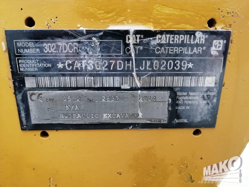 CAT 302.7 D CR Mini pelle < 7t