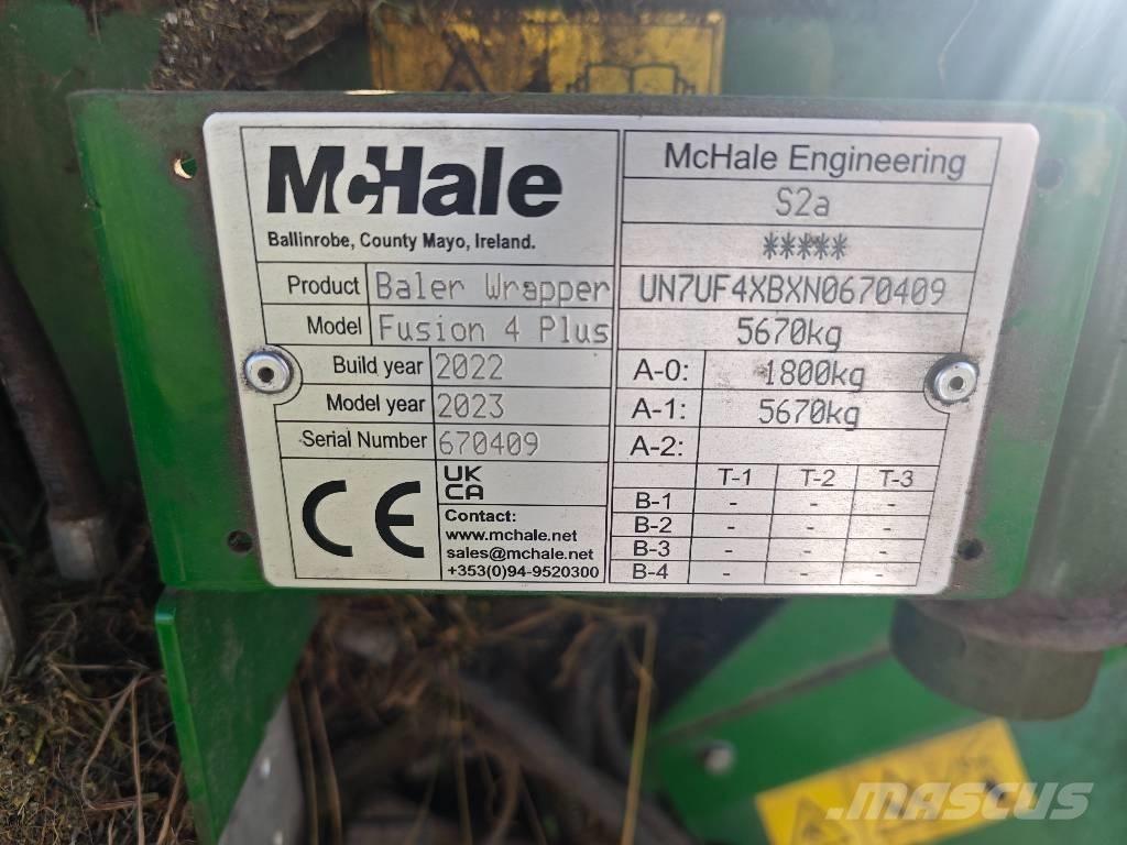 McHale Fusion 4 Plus Presse à balle ronde