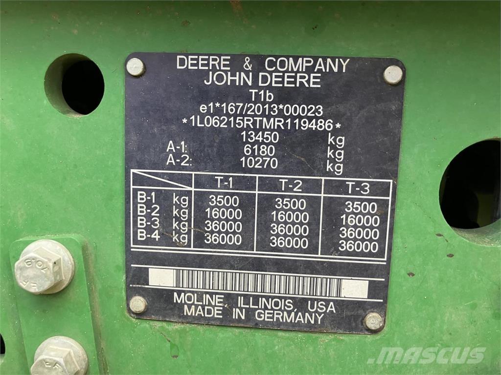 John Deere 6215R Tracteur