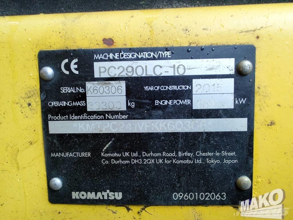 Komatsu PC 290 Pelle sur chenilles