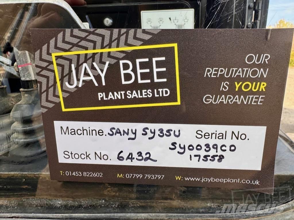 Sany SY 35 U Mini pelle < 7t