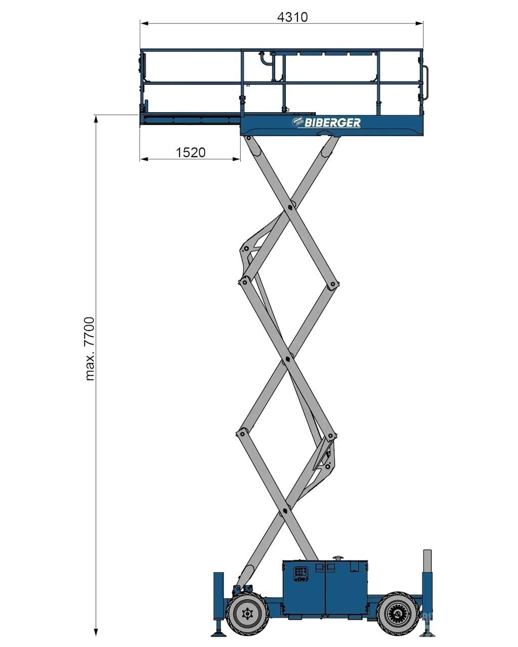 Genie GS 2669 RT Nacelle ciseaux
