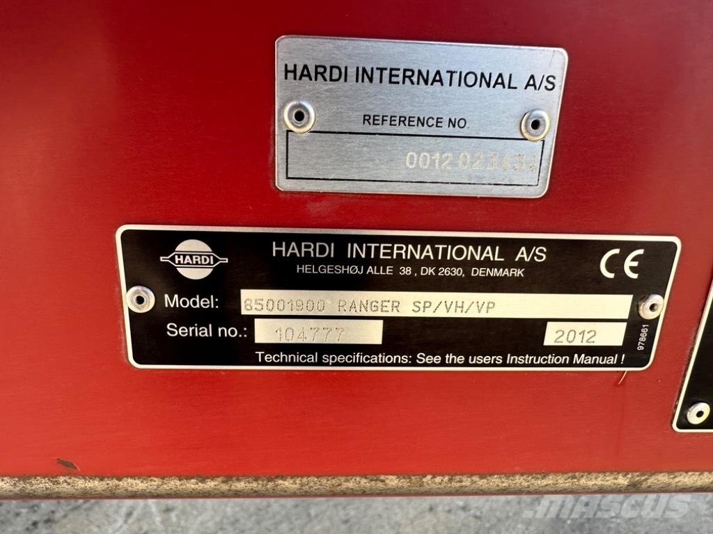 Hardi Ranger 2500 Pulvérisateurs traînés
