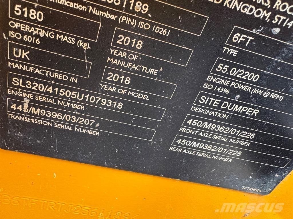 JCB 6T FT Mini tombereau