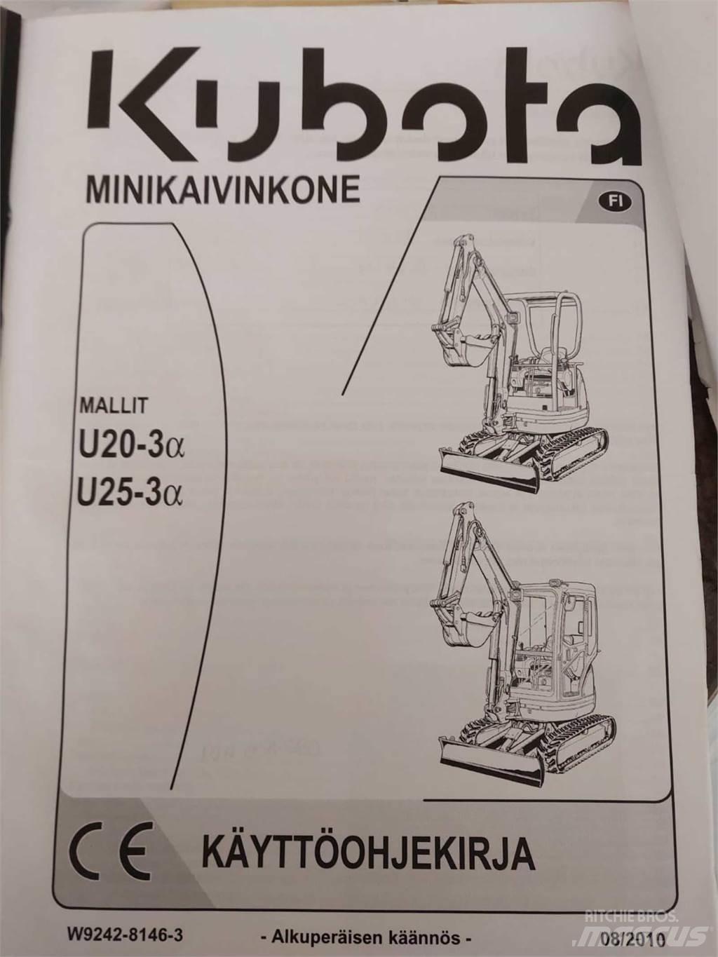 Kubota U25-3 Mini pelle < 7t