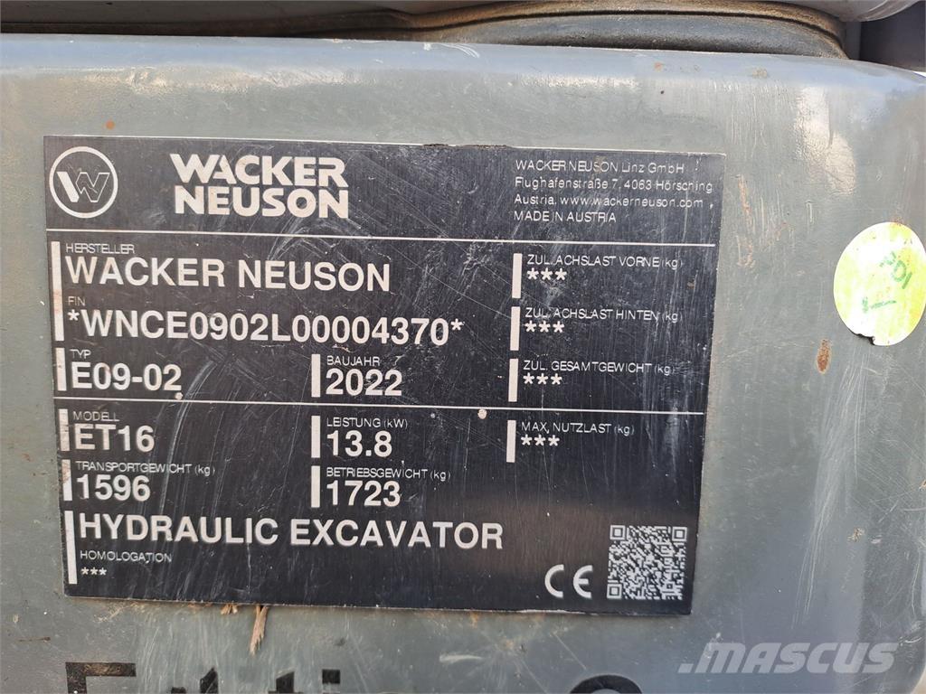 Wacker Neuson ET16 Pelle sur chenilles