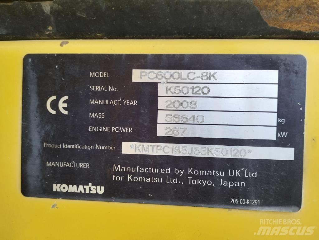 Komatsu PC600LC-8K Pelle sur chenilles