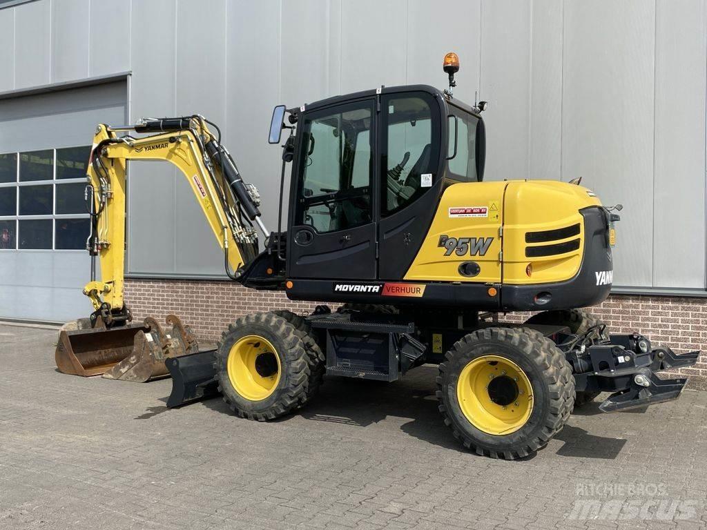 Yanmar B95W Pelle sur pneus