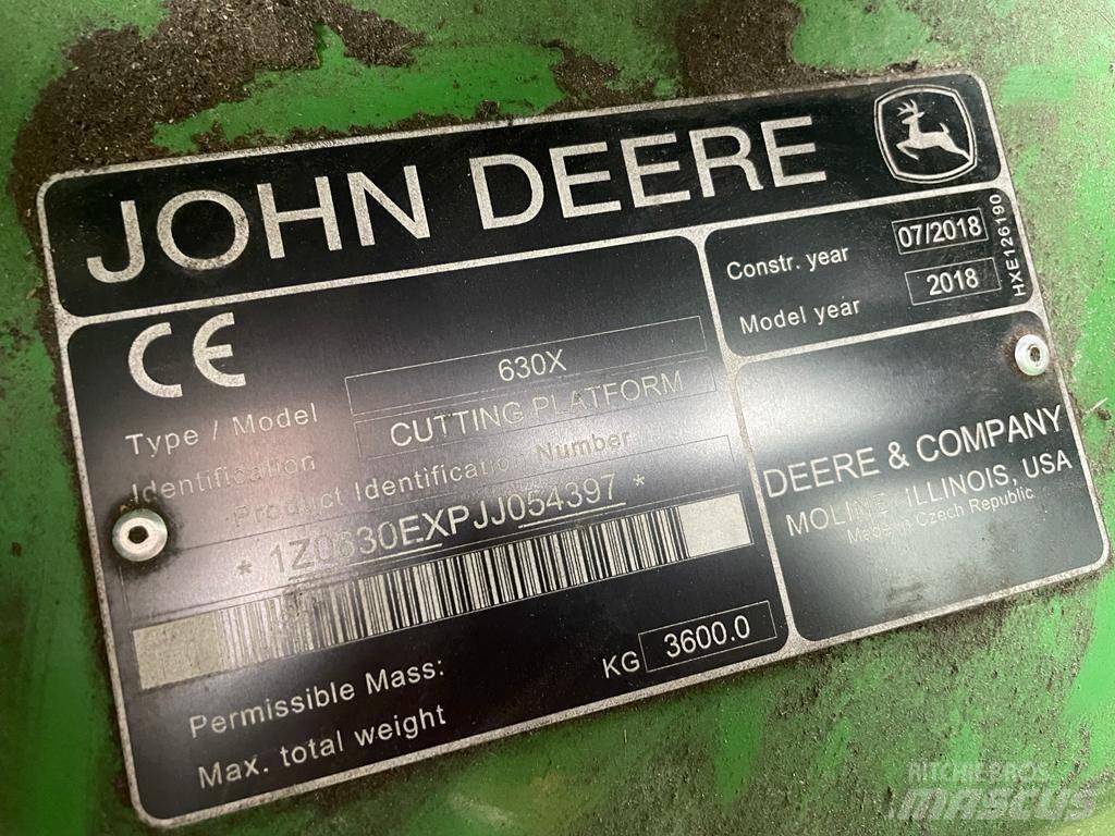 John Deere 630x Accessoires moissonneuse batteuse