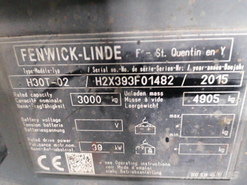 Linde H30T-02 Chariots GPL