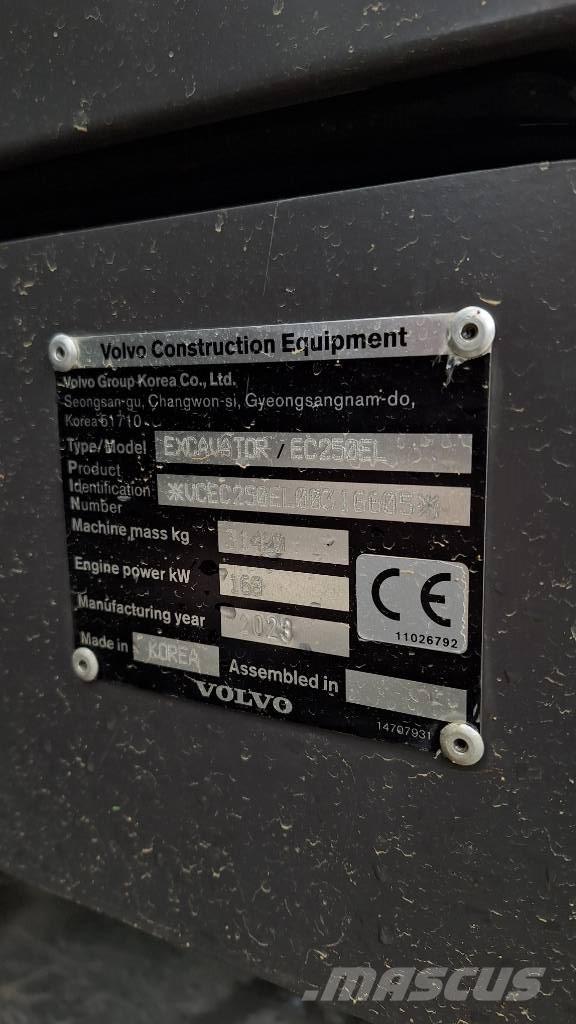 Volvo EC 250 EL Pelle sur chenilles