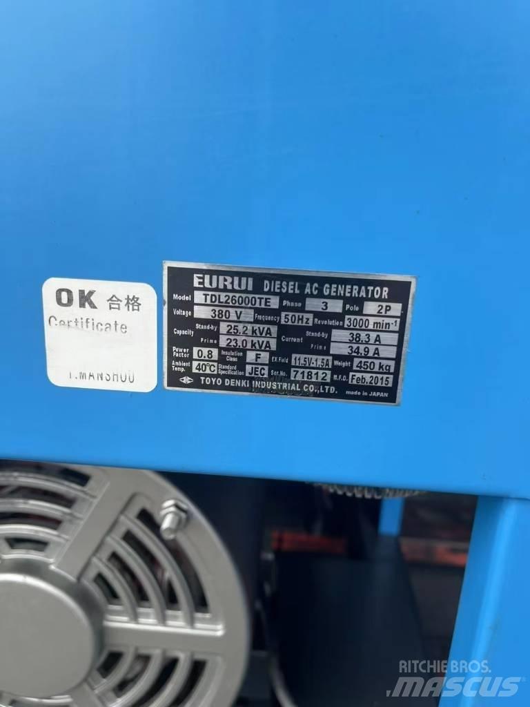 Yanmar 25KVA Générateurs diesel