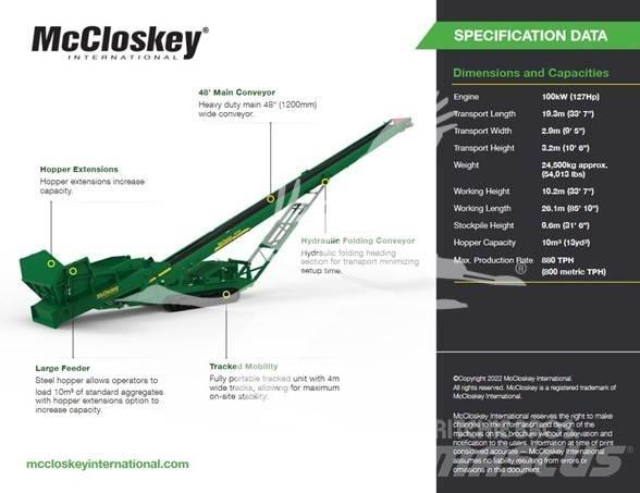 McCloskey RF80 Convoyeur