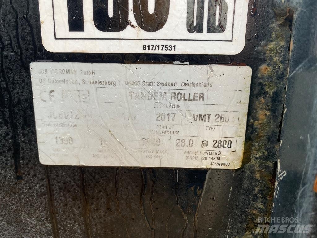 JCB VMT 260-120 Rouleaux tandem
