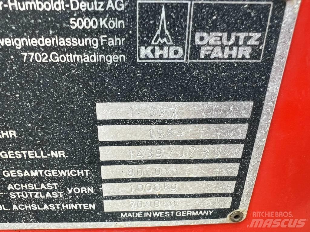 Deutz Fahr F 570 Remorque autochargeuse