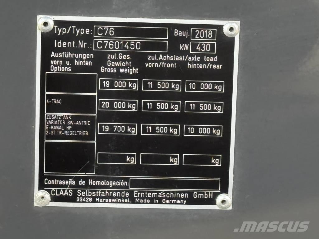 CLAAS Lexion 770 Moissonneuse batteuse