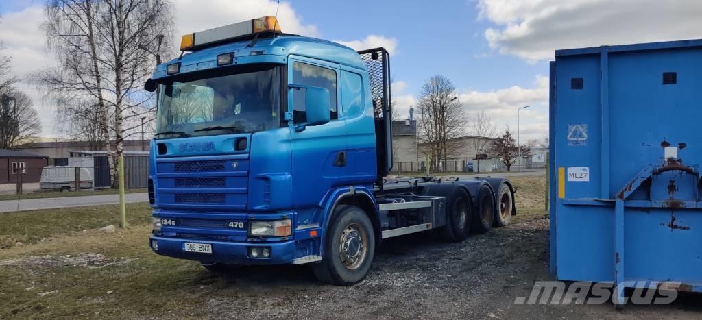 Scania R 124 GB6X4NA Camion benne