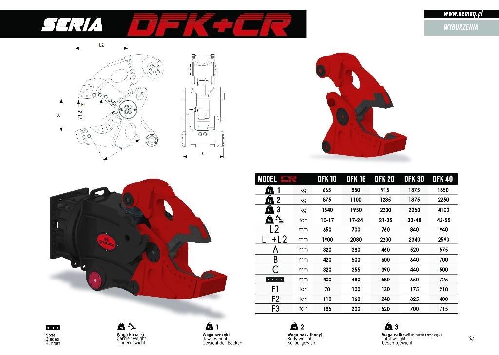  DEMOQ DFK30 + CC Concasseur de Travaux Publics