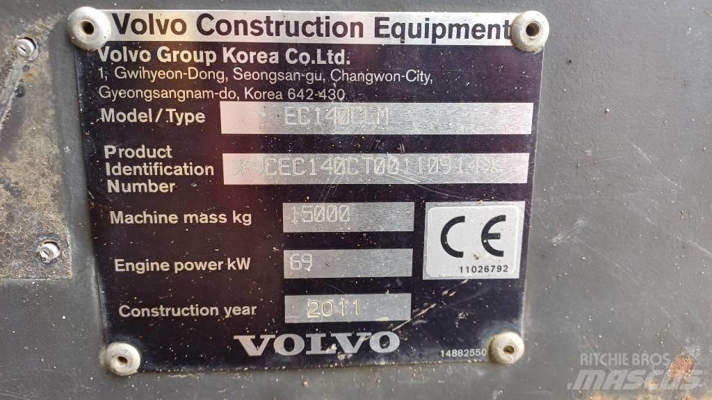 Volvo EC 140 C L M Pelle sur chenilles