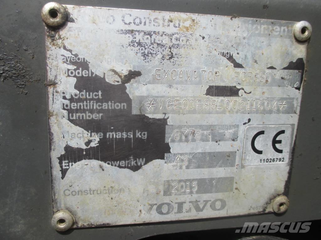 Volvo ECR 88 D Mini pelle 7t-12t