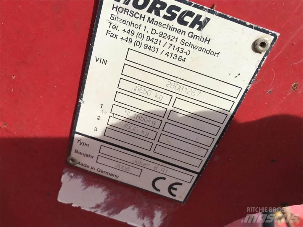 Horsch JOKER 8 RT Crover crop