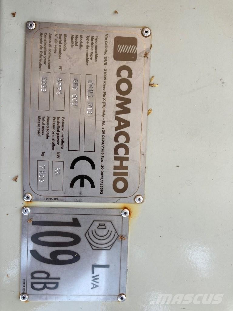 Comacchio Geo600 Foreuse de puits d'eau