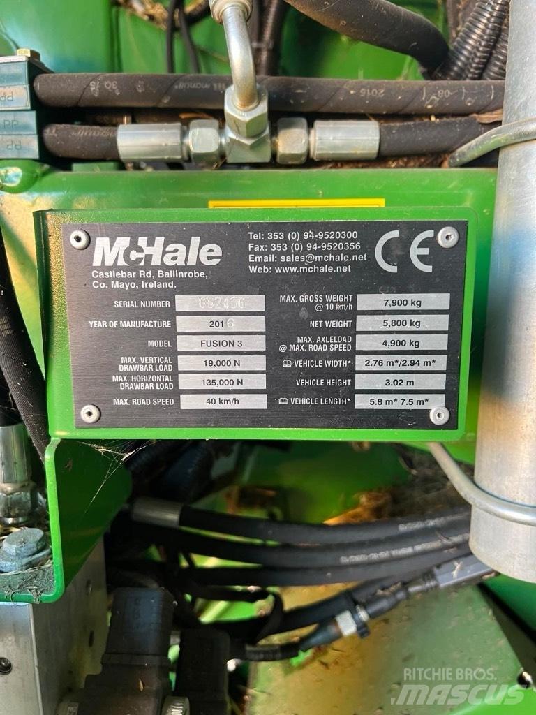McHale Fusion 3 Plus Presse à balle ronde