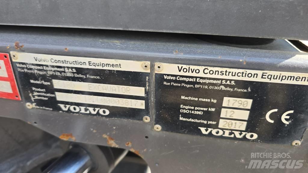 Volvo EC 18 Mini pelle < 7t
