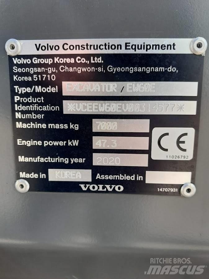Volvo EW 60 E Pelle sur pneus
