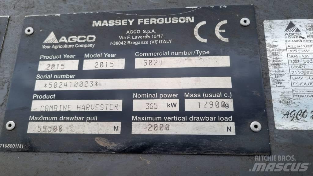 Massey Ferguson 9380 Moissonneuse batteuse