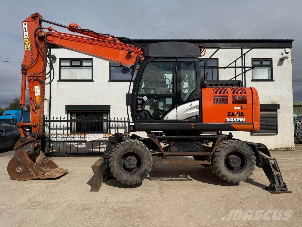 Hitachi ZX 140 W-6 Pelle sur pneus