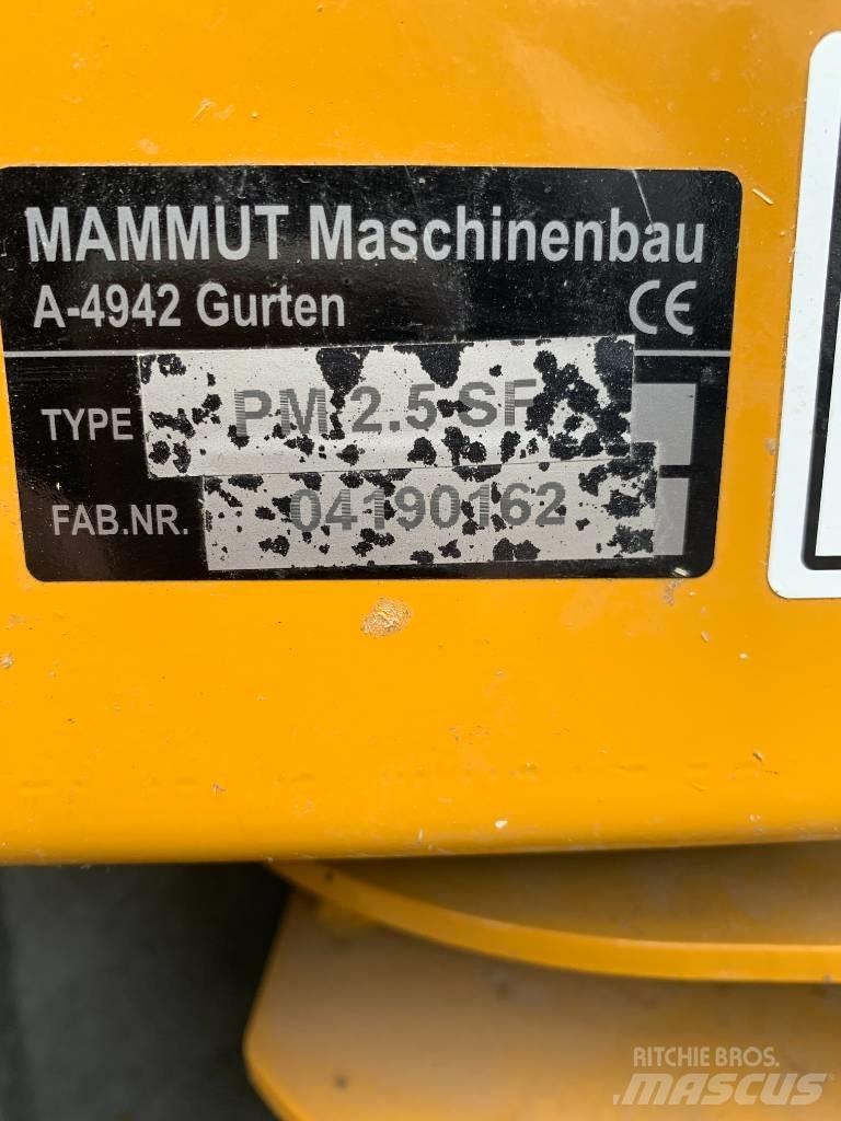 Mammut PM 2.5 SF Accessoires pour machines à foin et à fourrage