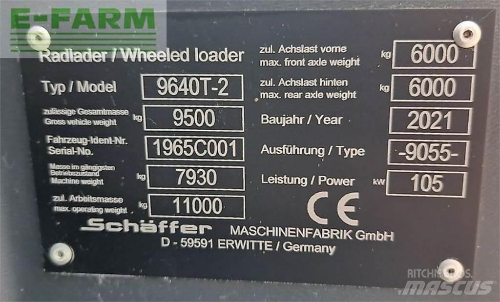 Schäffer 9640 t-2 Télescopique agricole