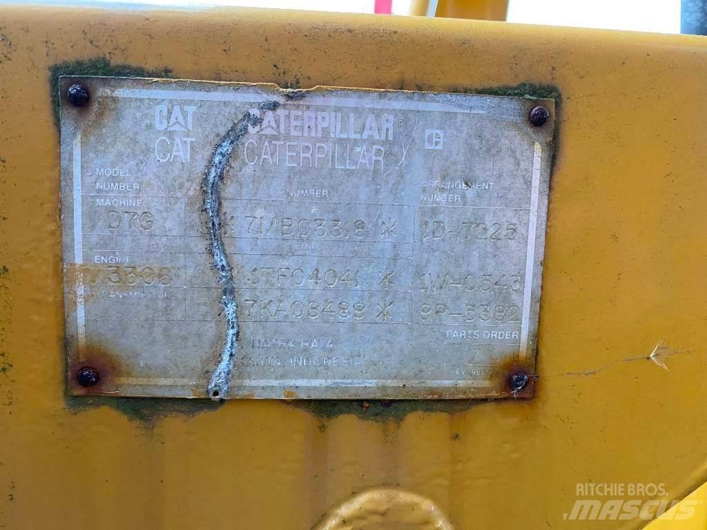 CAT D 7 G Bouteurs sur chenilles