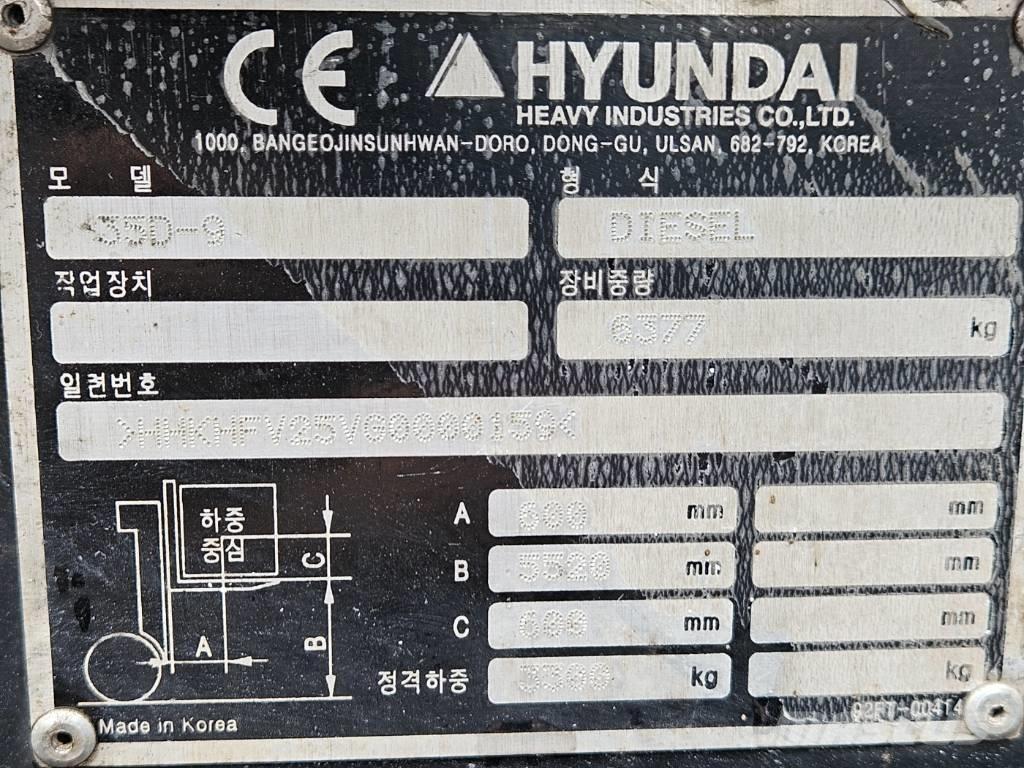Hyundai 35d-9 Chariots diesel