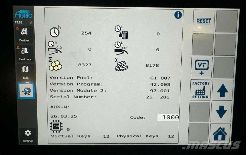 Goweil G1 F125 Kombi Presse à balle ronde