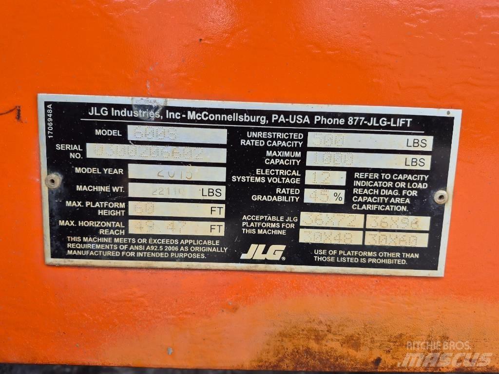 JLG 800 S Nacelles articulées