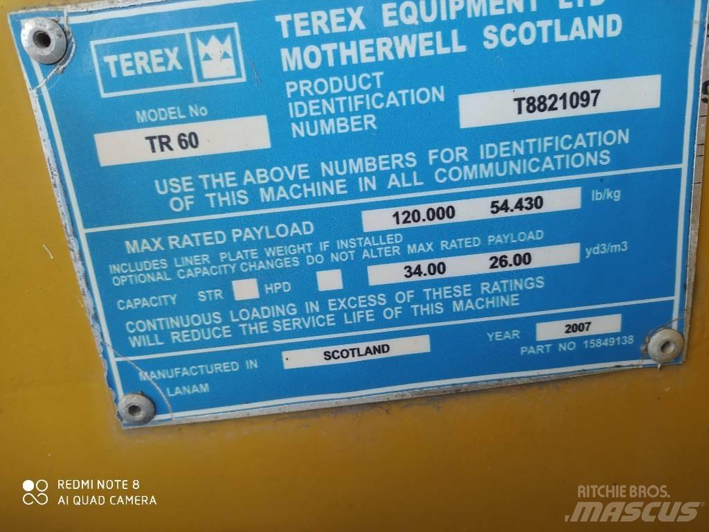 Terex TR 60 Tombereau rigide