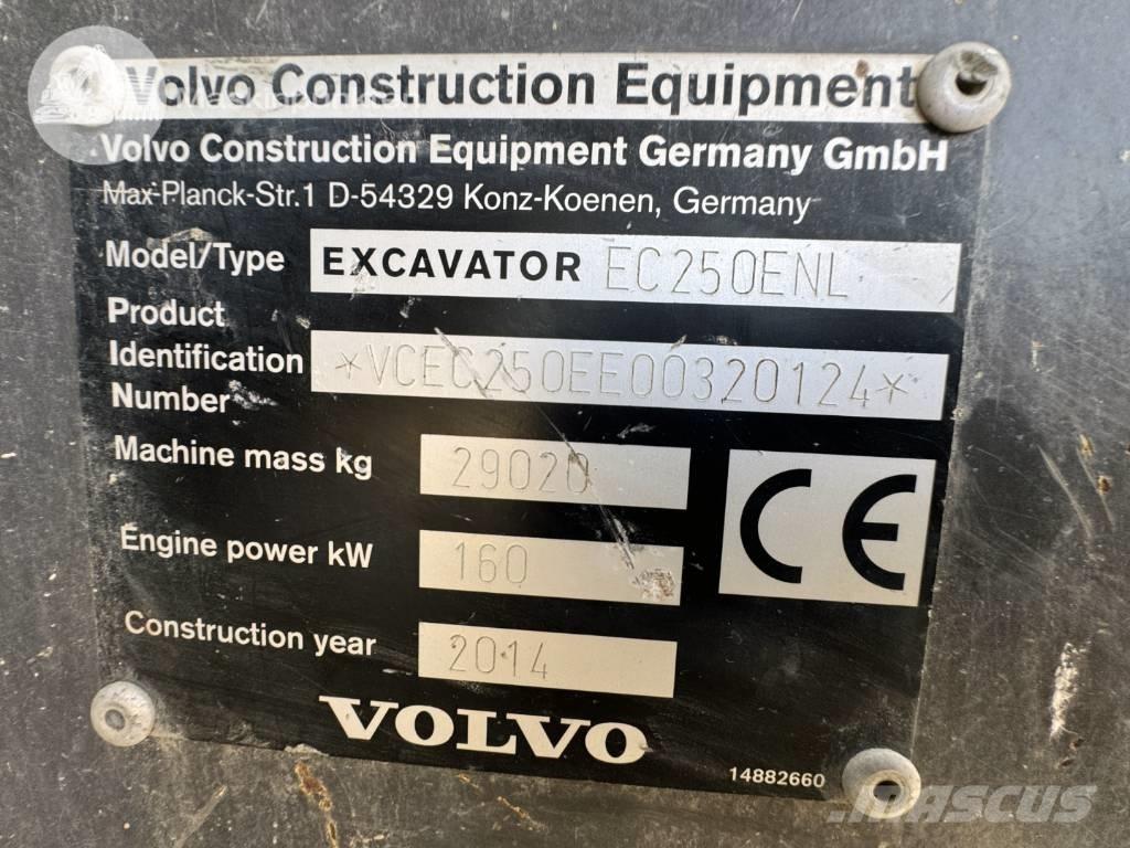 Volvo EC 250 E N L Pelle sur chenilles