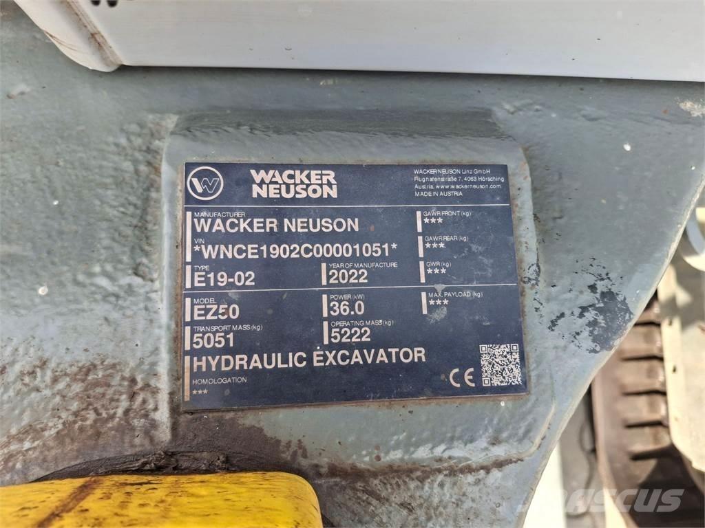 Wacker Neuson EZ50 Pelle sur chenilles