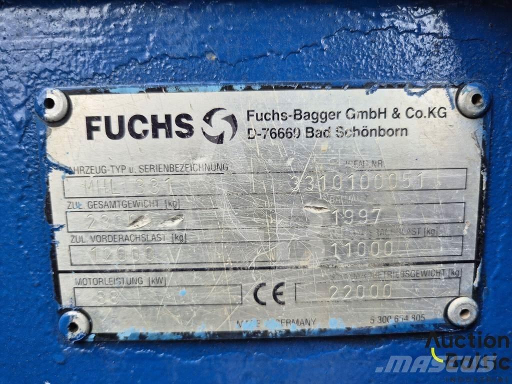 Fuchs MHL 331 Pelle sur pneus