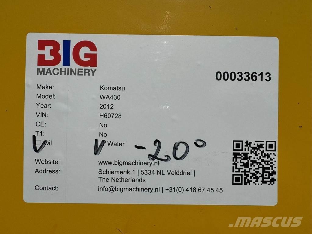 Komatsu WA430-6 Chargeuse sur pneus