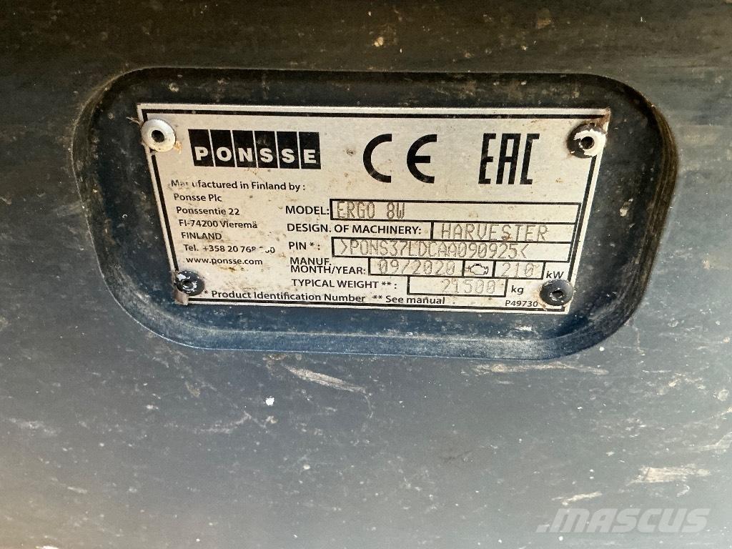 Ponsse ERGO 8W Abatteuse