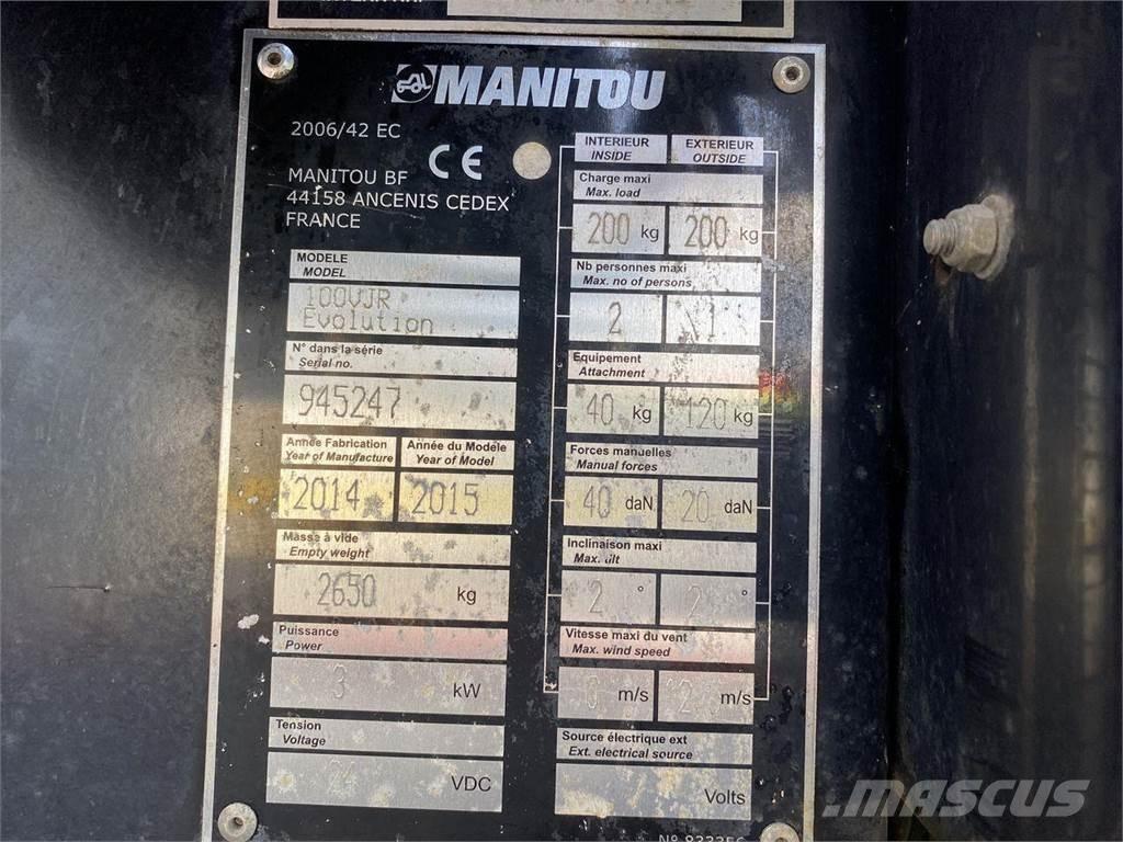 Manitou 100VJR Mât vertical